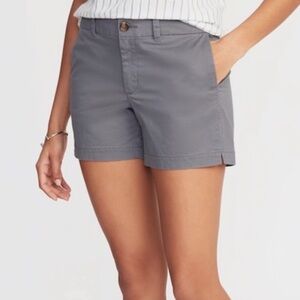 Old Navy Mid Rise Gray Shorts 10